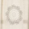 Tenda in cotone e lino Authentic Embroidered Beige (2)