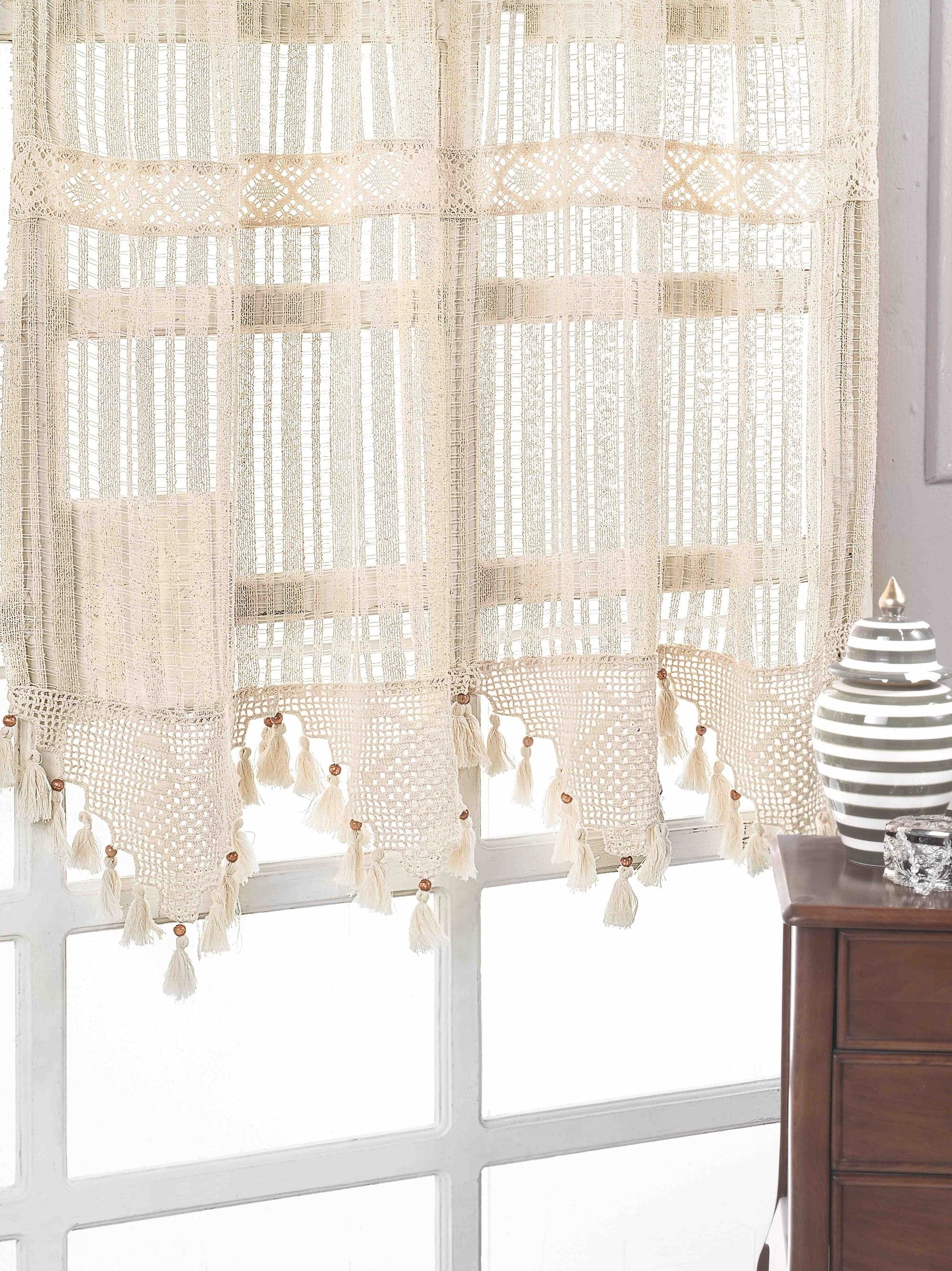 Tenda in cotone e lino Authentic Tulle Beige & OYOTR-123-10 & OYOTR-123-10 & OYOTR-123-10