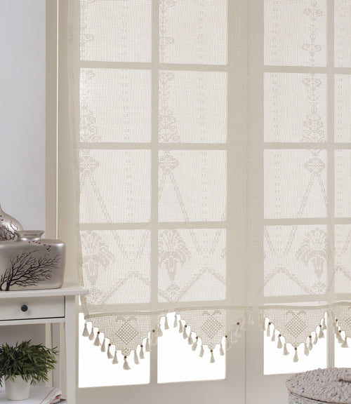 Tenda in cotone e lino Makrome Beige & OYOTR-119-10 & OYOTR-119-10 & OYOTR-119-10 & OYOTR-119-10