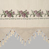Tenda in cotone Lace Rose Pattern Beige (2)