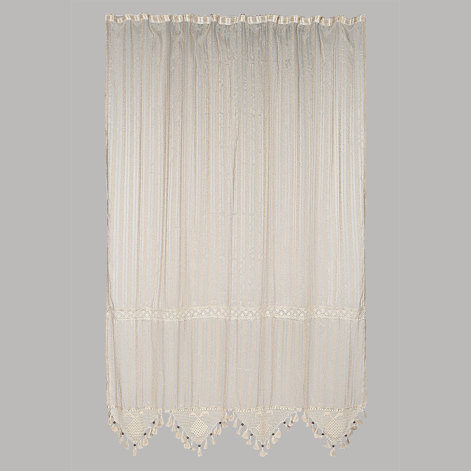 Tenda in cotone Lace Tulle Beige (3)
