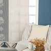 Tenda in cotone Rose Patterned Beige (1)