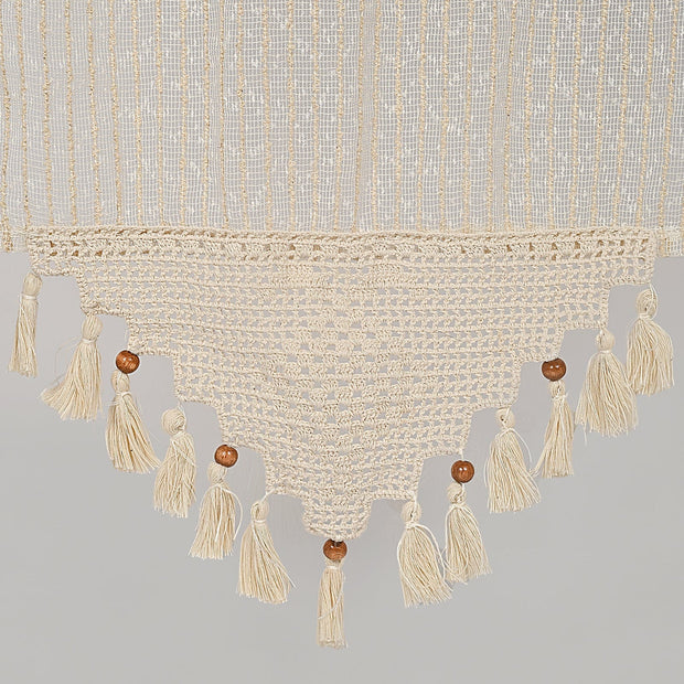 Tenda in cotone Simple Lace Beige (2)