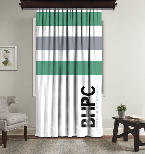 Tenda oscurante Beverly Hills Polo Club Crt 07-2 Verde, 140 x 260 cm