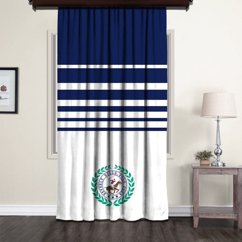 Tenda oscurante Beverly Hills Polo Club Crt 10-1 Blu, 140 x 260 cm