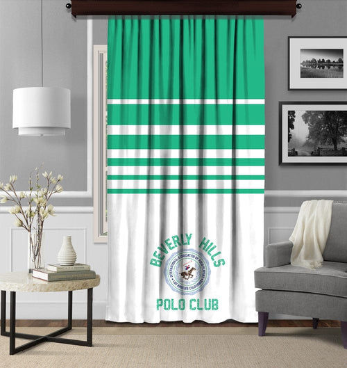 Tenda oscurante Beverly Hills Polo Club Crt 11-1 Verde, 140 x 260 cm