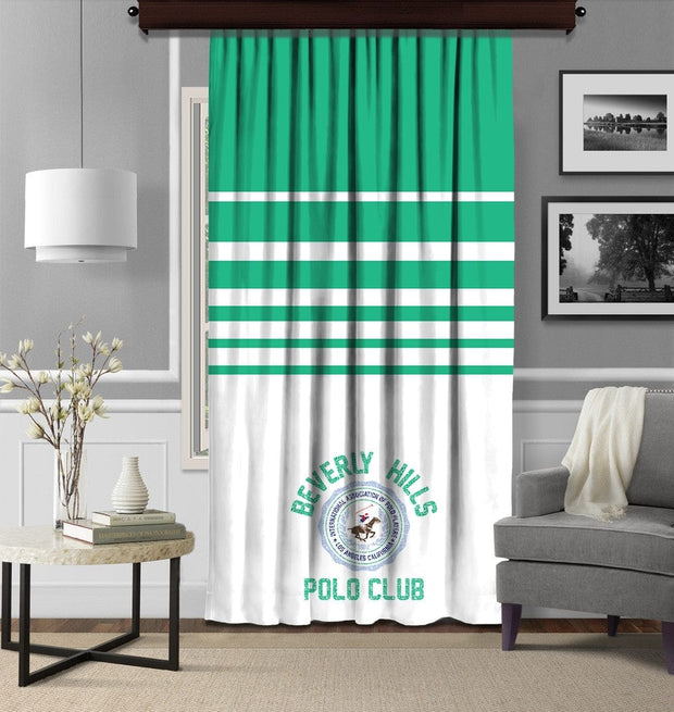 Tenda oscurante Beverly Hills Polo Club Crt 11-1 Verde, 140 x 260 cm