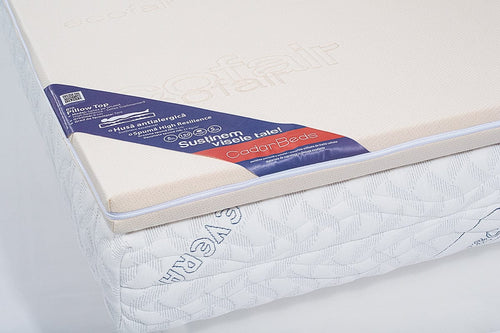 Cadar Topper in schiuma HR, Bio Pillow Top