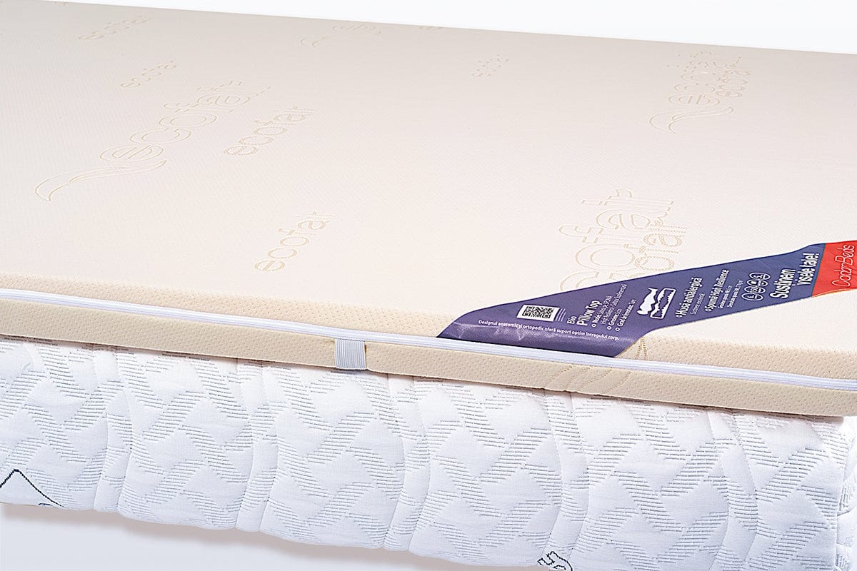 Cadar Topper in schiuma HR, Bio Pillow Top