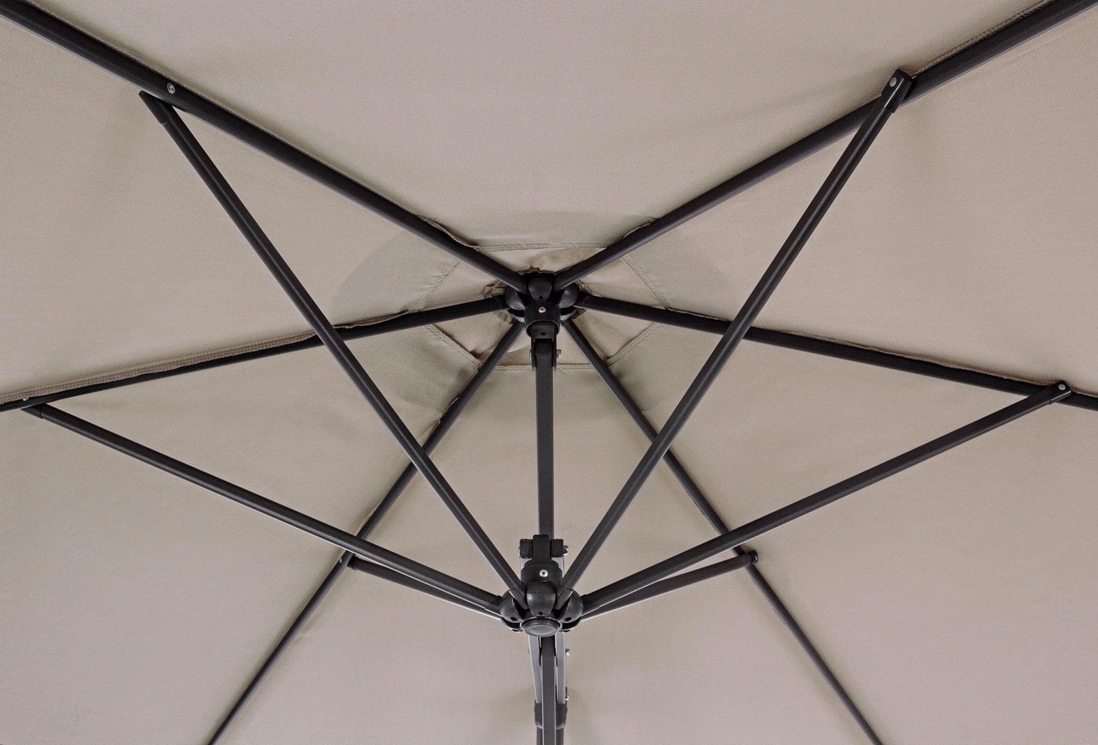 Bizzotto Umbrela de soare suspendata, Sorrento Grej, Ø300xH253 cm