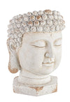 Bizzotto Vaso da fiori Buddha Head Round Avorio
