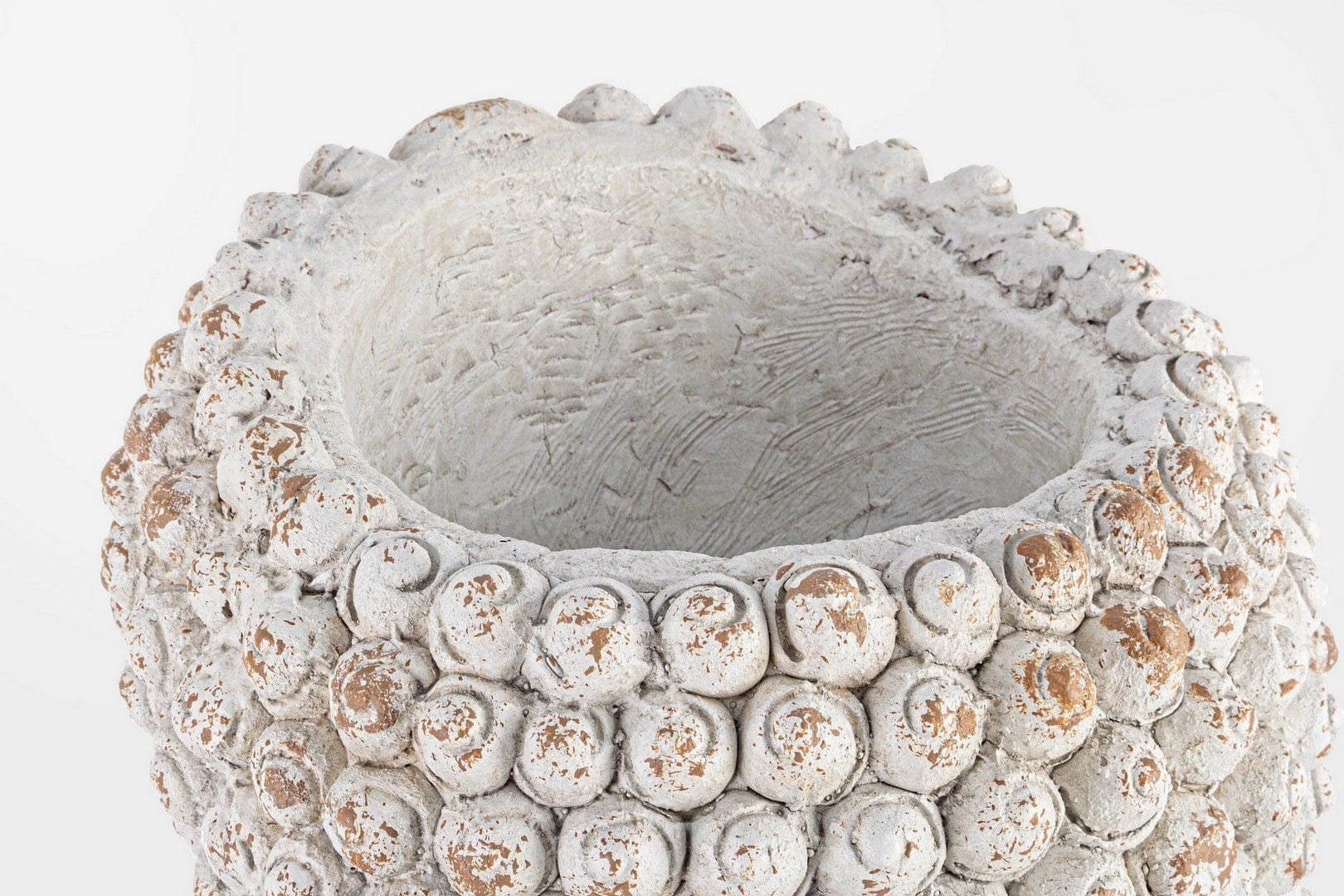 Bizzotto Vaso da fiori Buddha Head Round Avorio