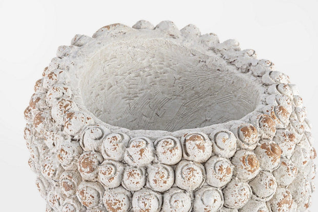 Bizzotto Vaso da fiori Buddha Head Round Avorio