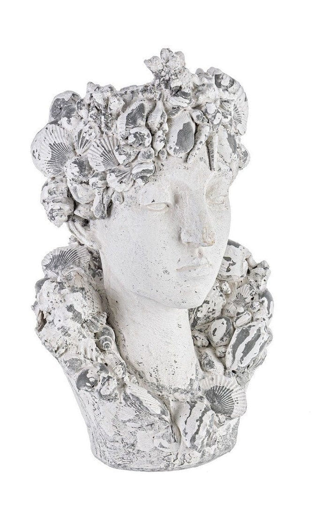 Bizzotto Vaso da fiori Divinity Head Bianco
