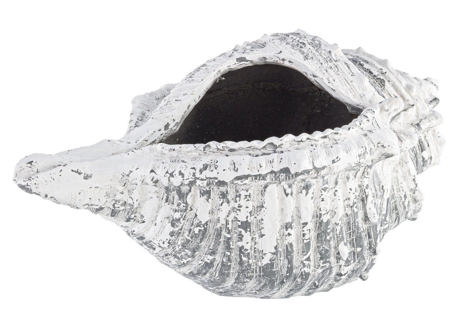 Bizzotto Vaso da fiori Shell Bianco