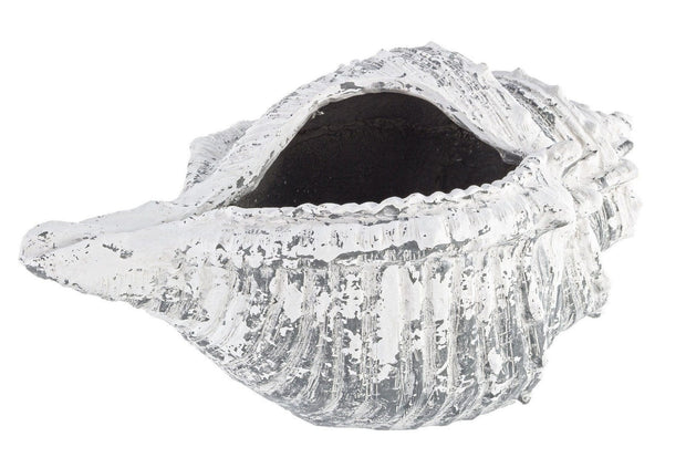 Bizzotto Vaso da fiori Shell Bianco