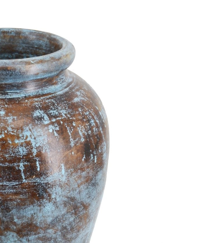 Vaso decorativo Aged Piccola Blu (1)