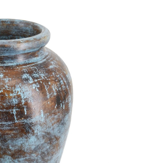 Vaso decorativo Aged Piccola Blu (1)