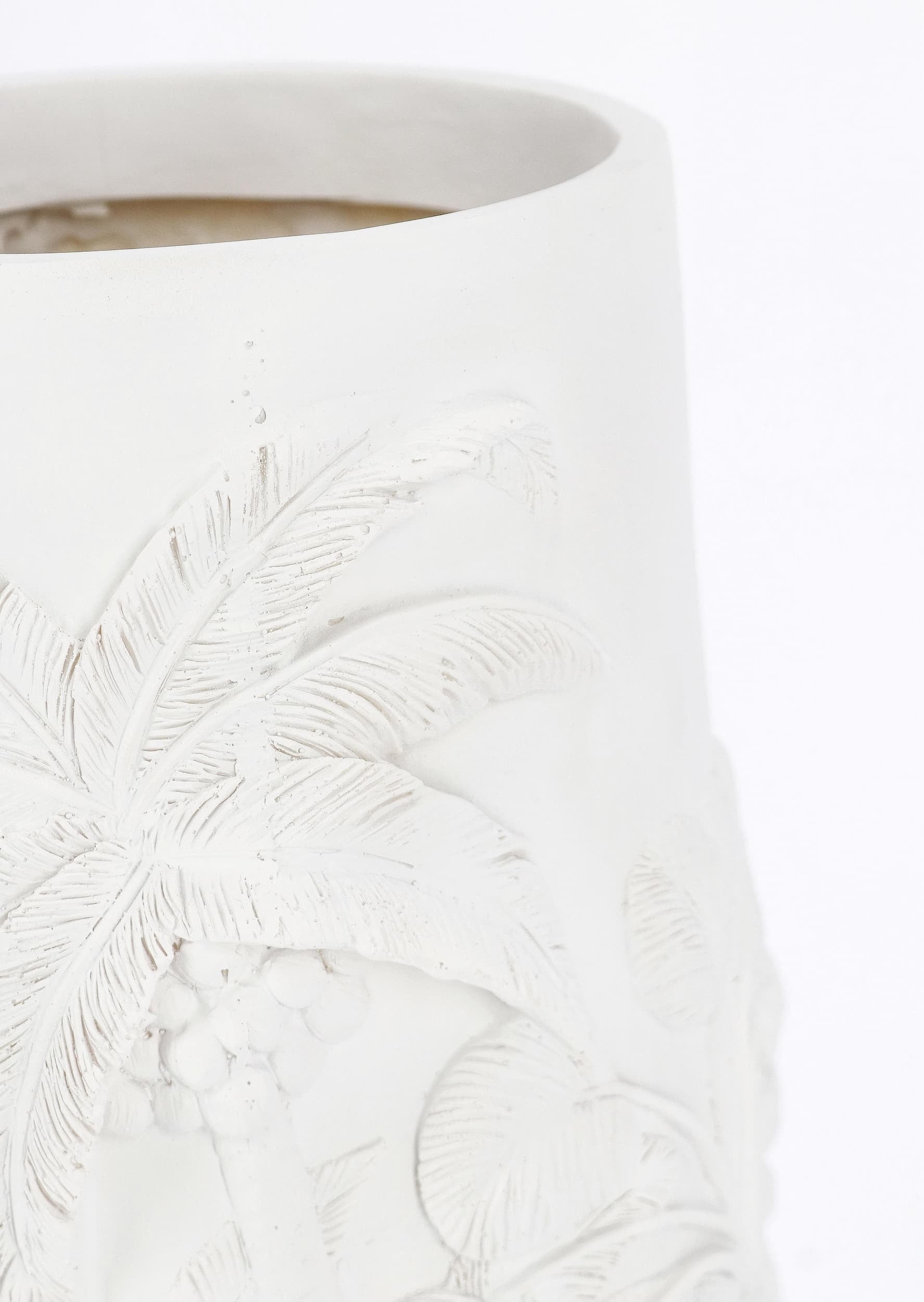 Bizzotto Vaso decorativo Bangli L Bianco