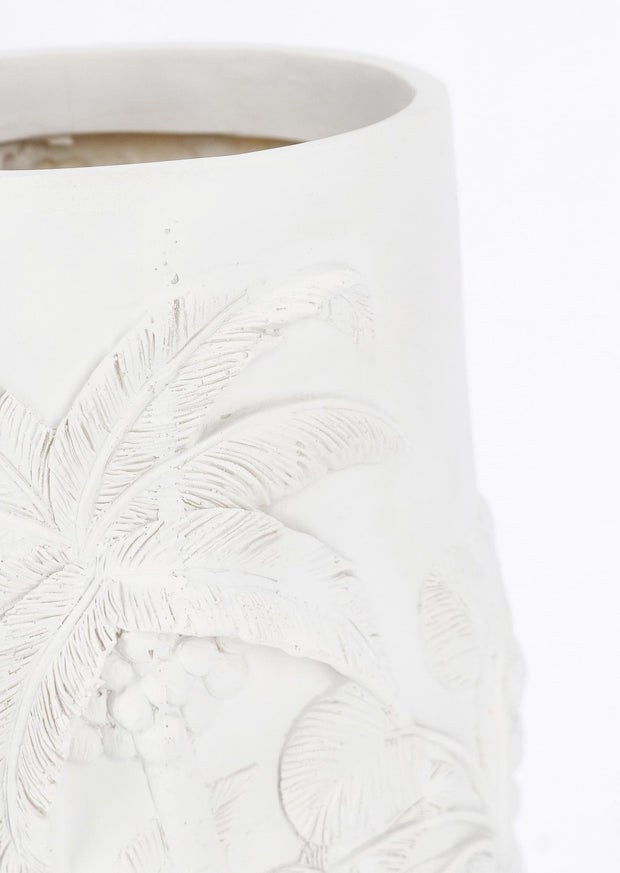 Bizzotto Vaso decorativo Bangli L Bianco