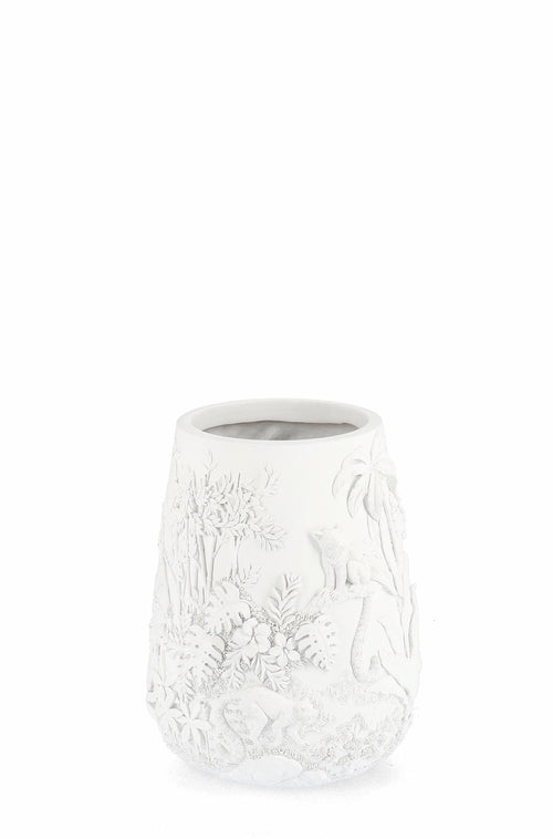 Bizzotto Vaso decorativo Bangli S Bianco