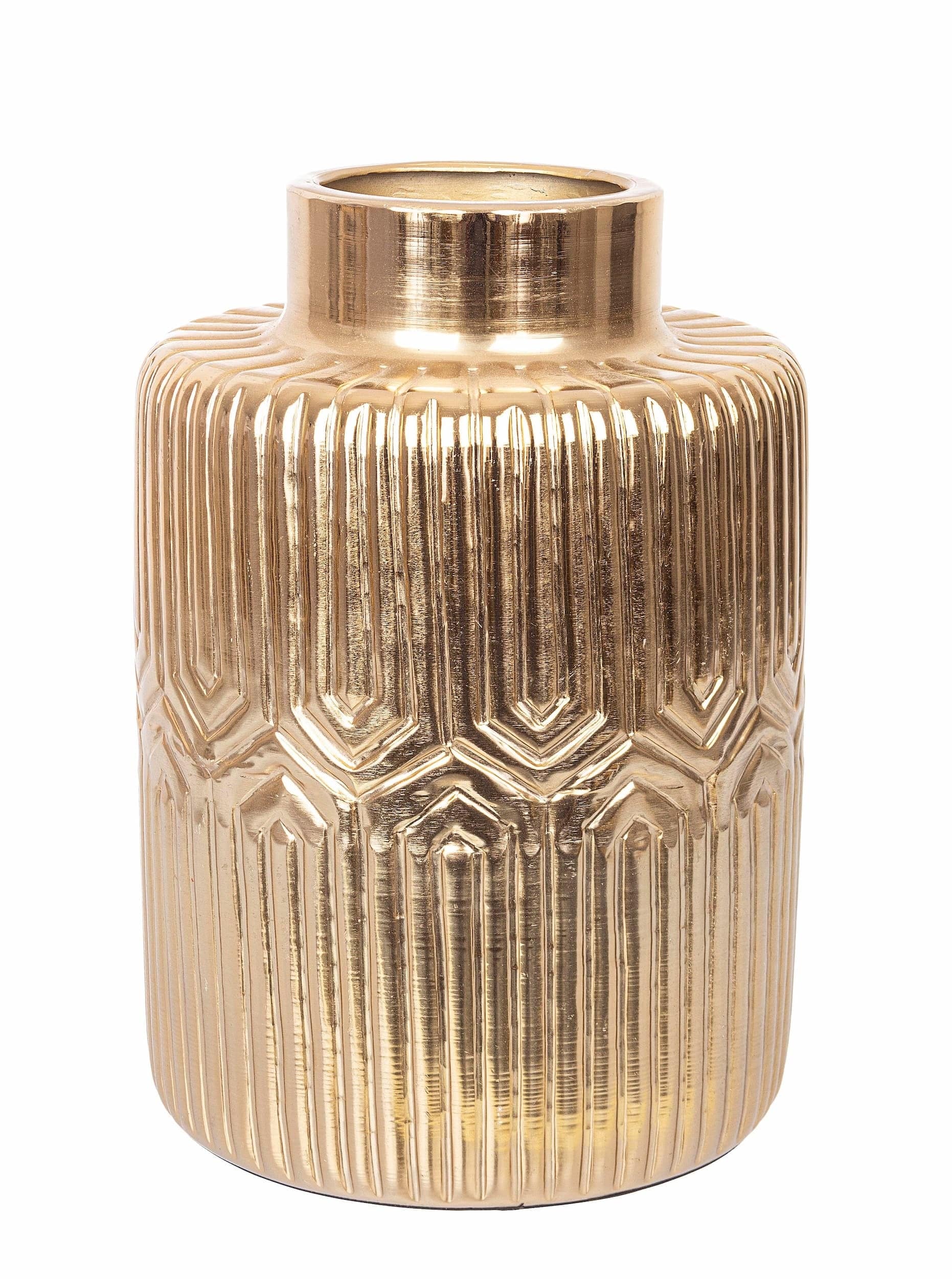 Bizzotto Vaso decorativo Chennai Oro