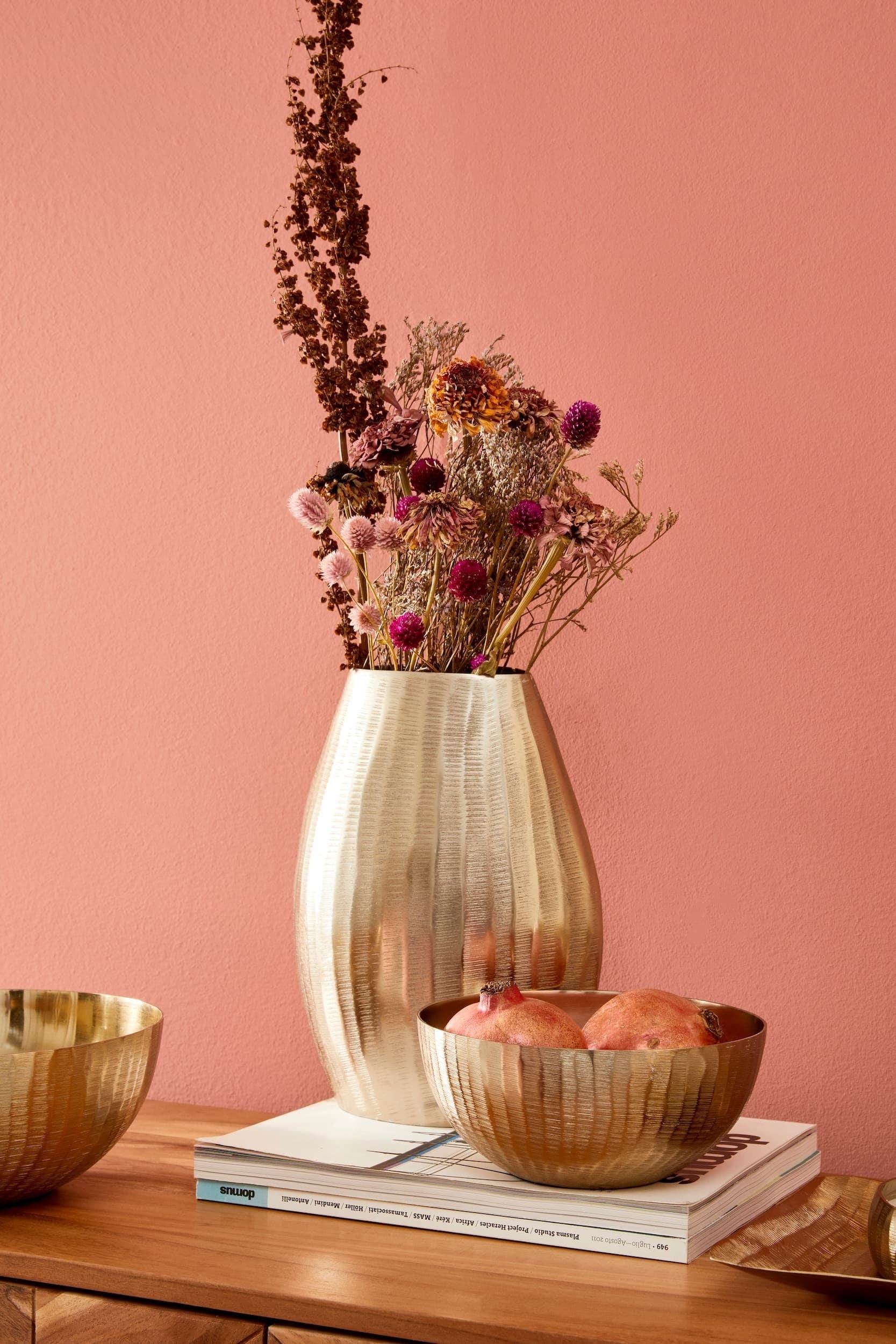Bizzotto Vaso decorativo Chisel Bright Oro