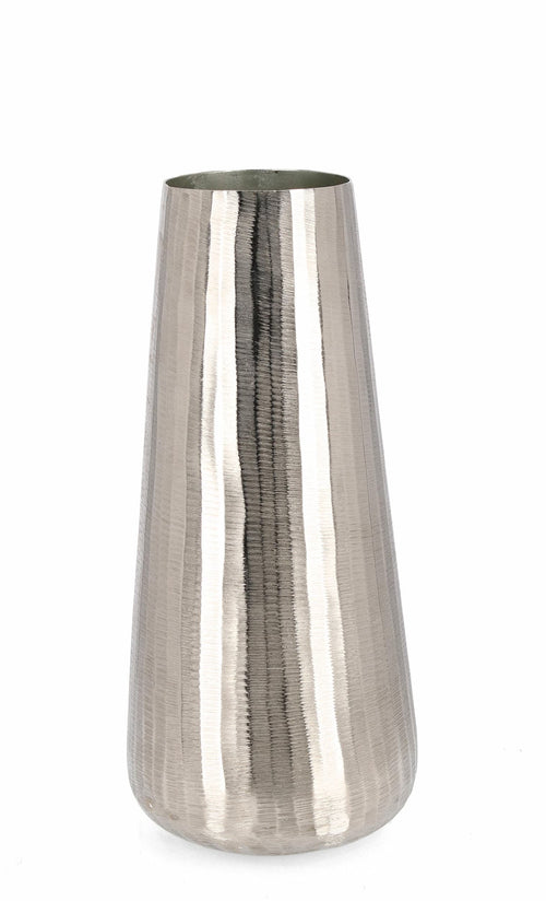 Bizzotto Vaso decorativo Chisel Shaped M Argento