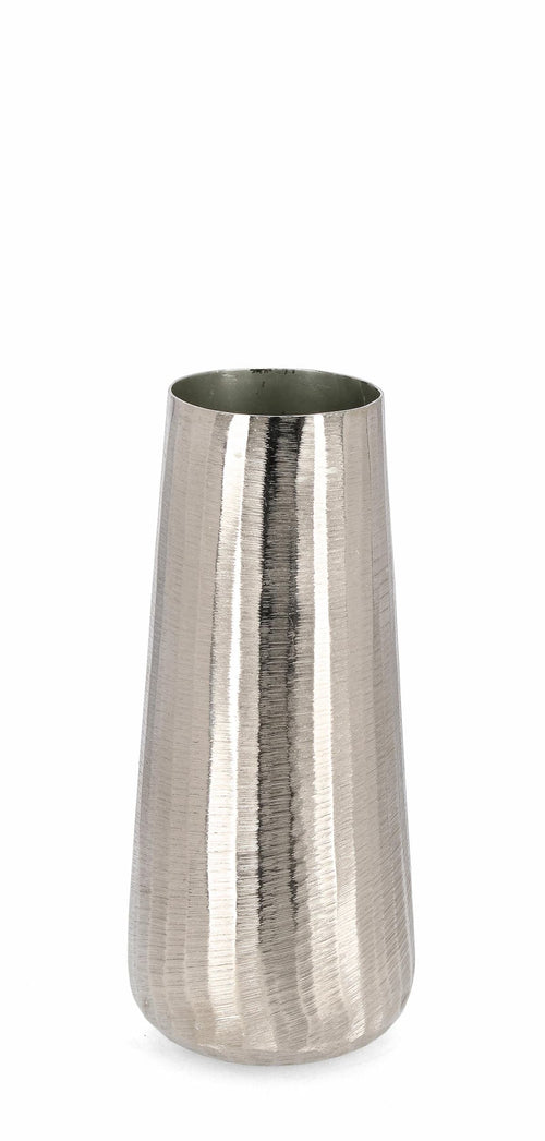Bizzotto Vaso decorativo Chisel Shaped S Argento