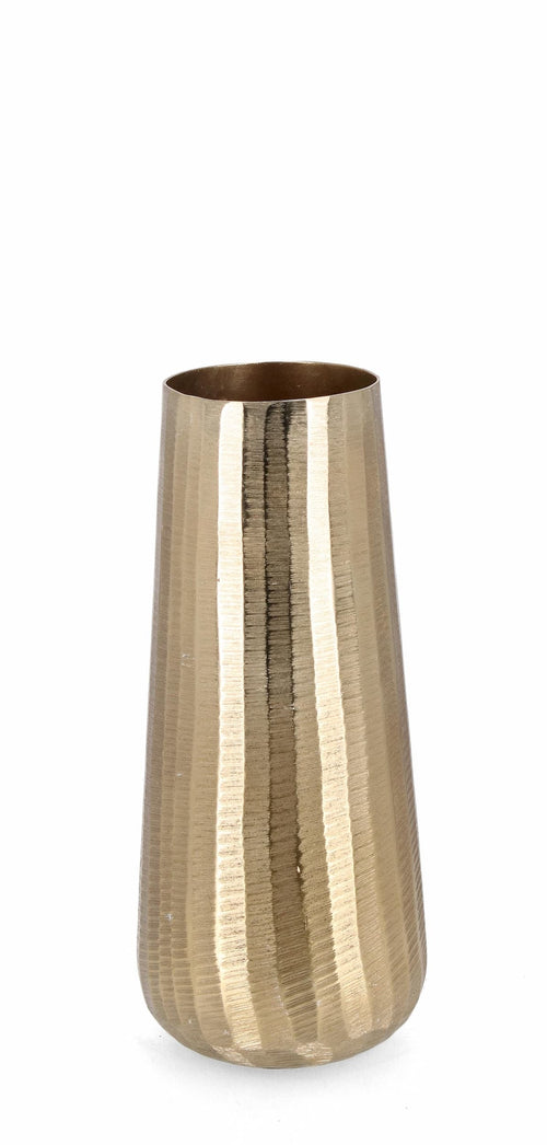 Bizzotto Vaso decorativo Chisel Shaped S Oro