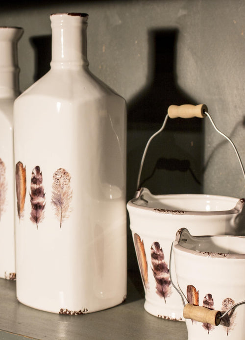Bizzotto Vaso decorativo Huritt Thin Multicolore