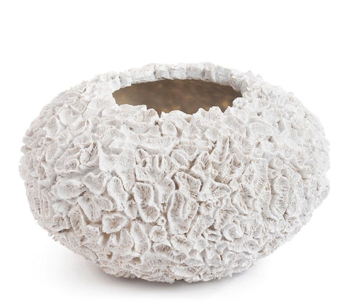 Bizzotto Vaso decorativo Lame Piccola Bianco
