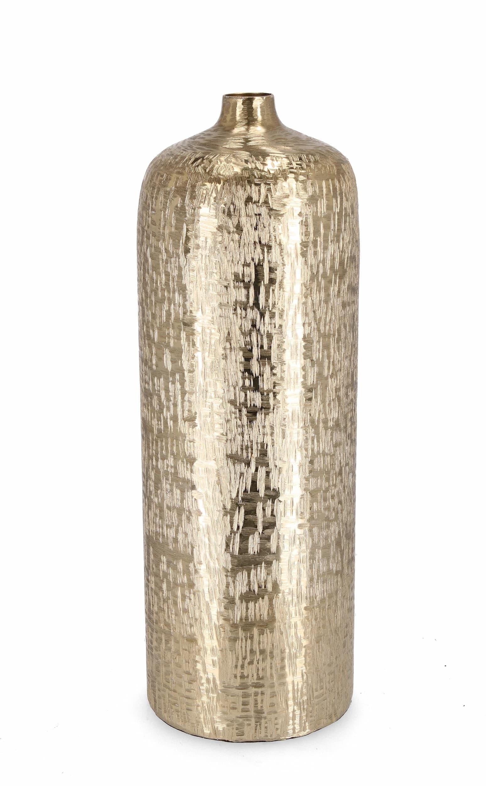 Bizzotto Vaso decorativo Lathe Bottle L Oro