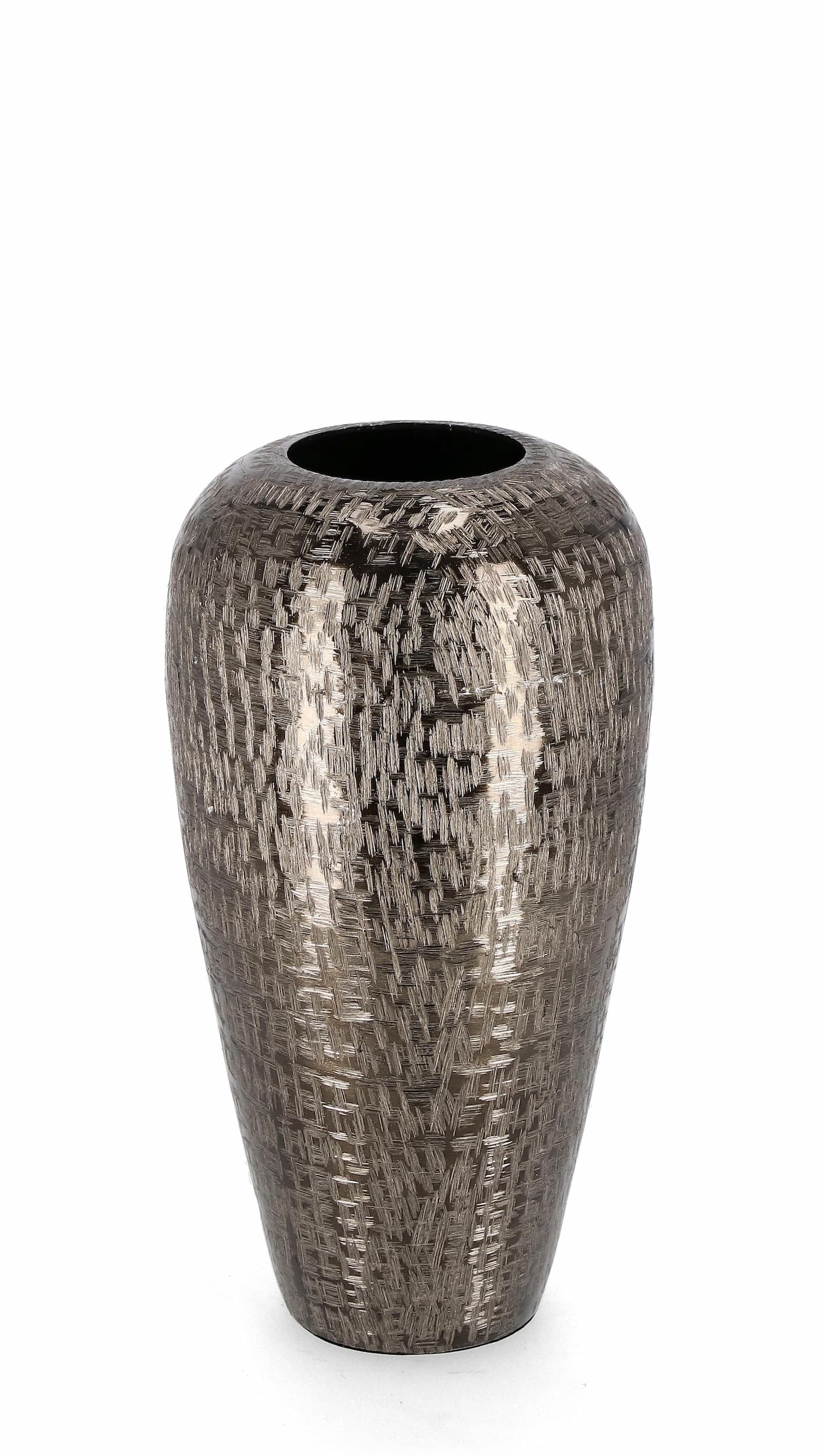 Bizzotto Vaso decorativo Lathe Shaped S Antracite