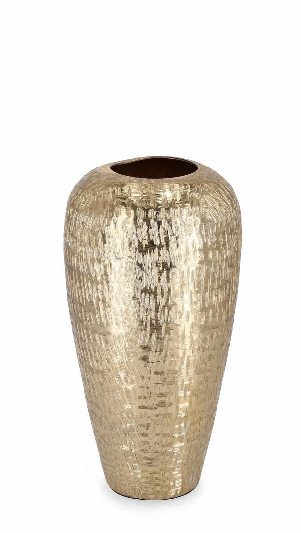 Bizzotto Vaso decorativo Lathe Shaped S Oro