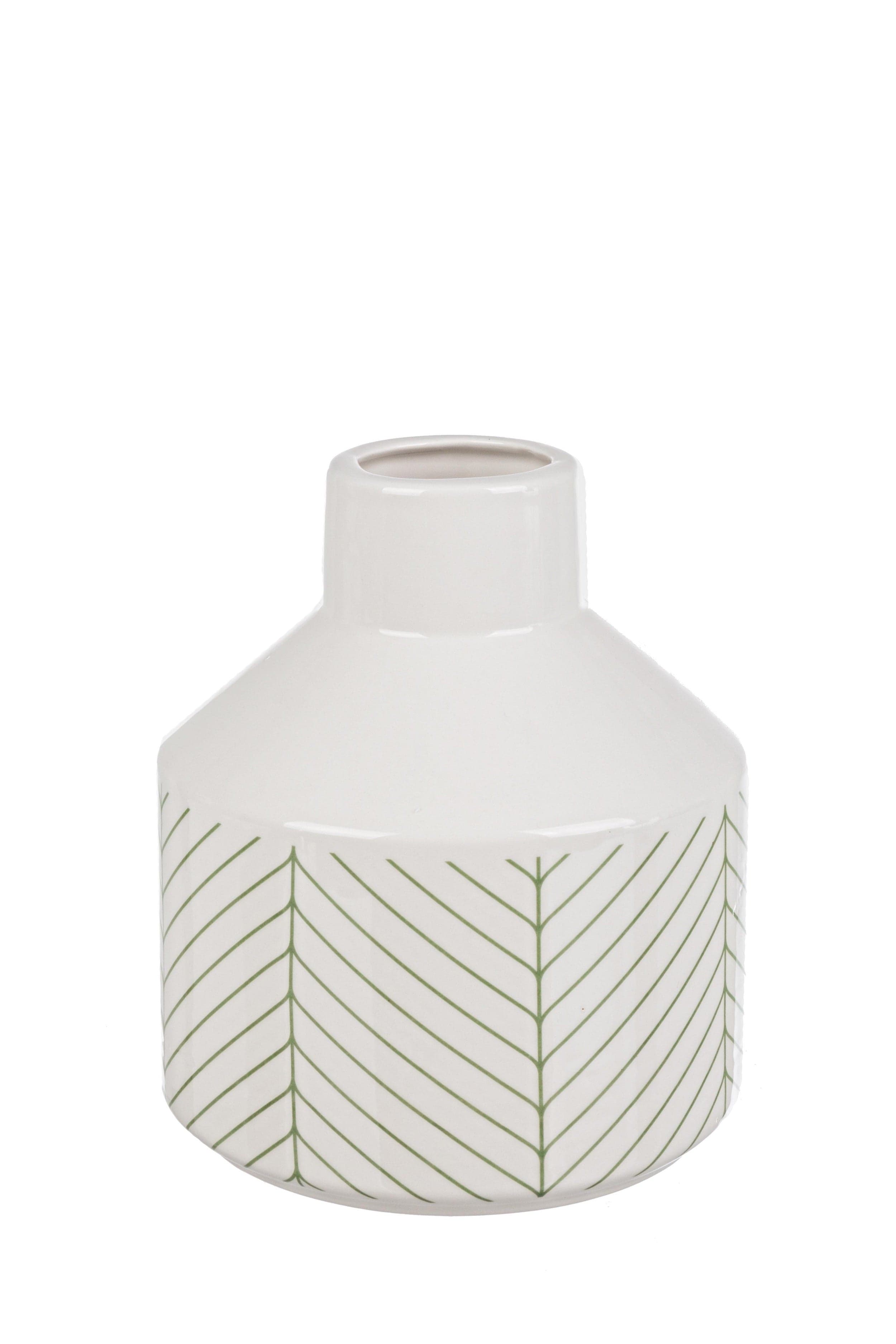 Bizzotto Vaso decorativo Leaf S Bianco