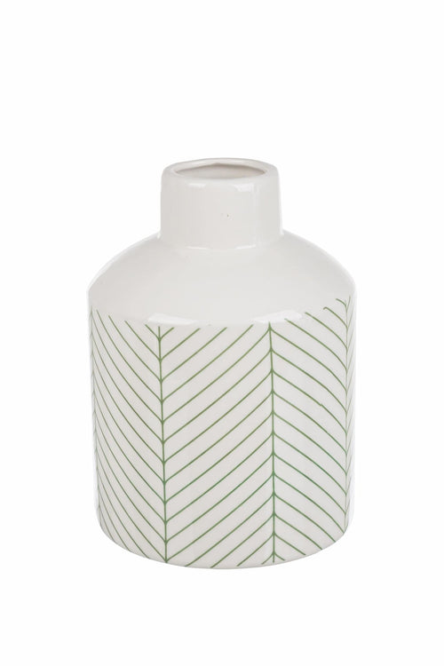 Bizzotto Vaso decorativo Leaf Verde