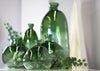 Bizzotto Vaso decorativo Loopy Bottle S Verde