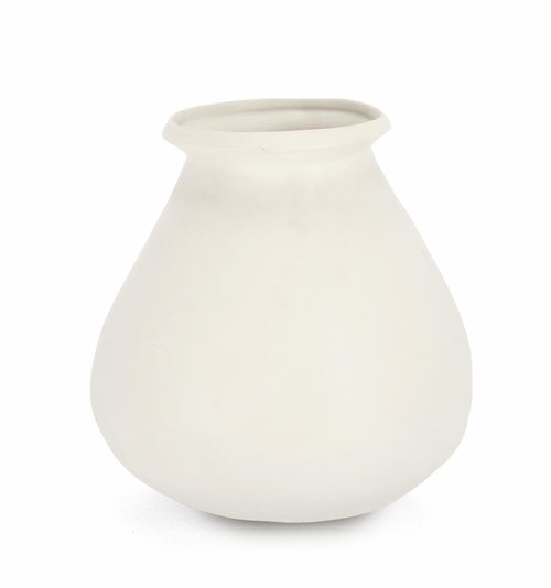 Bizzotto Vaso decorativo Mediterranean B Bianco