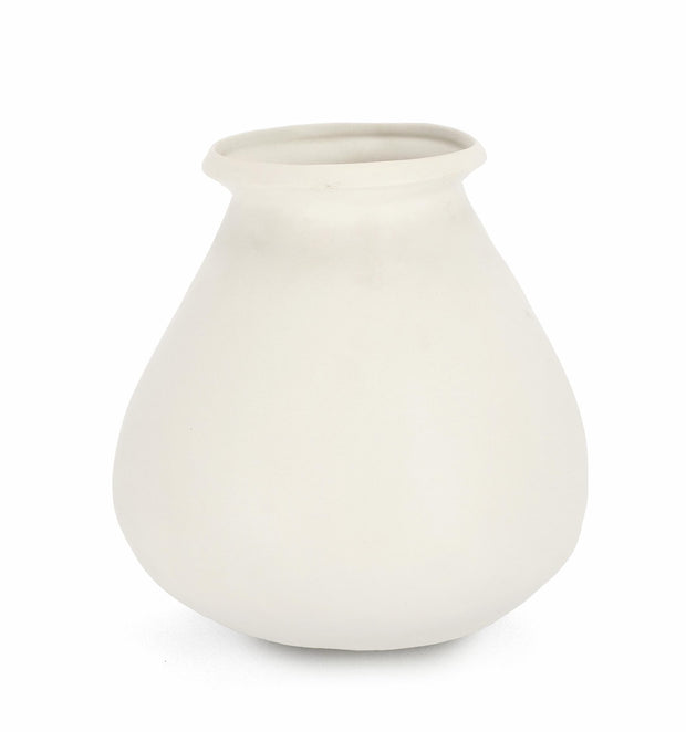 Bizzotto Vaso decorativo Mediterranean B Bianco