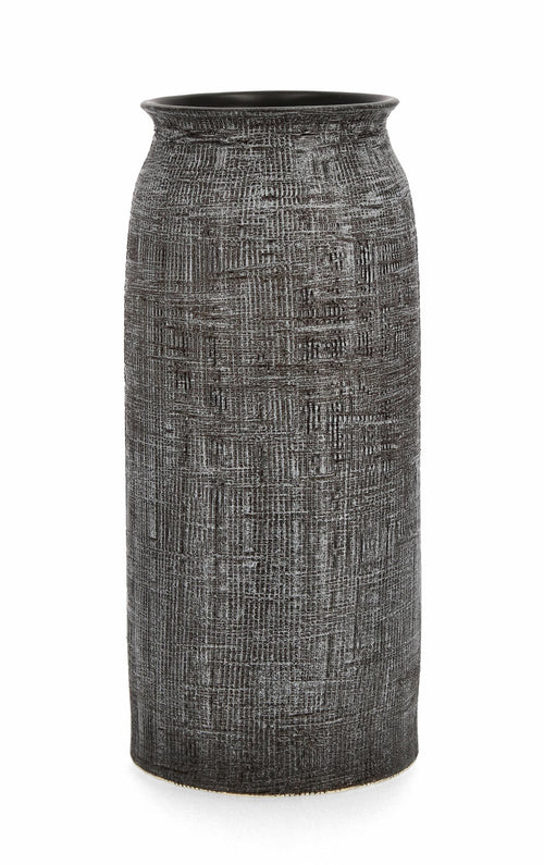 Bizzotto Vaso decorativo Papyrus Cyl L Grigio