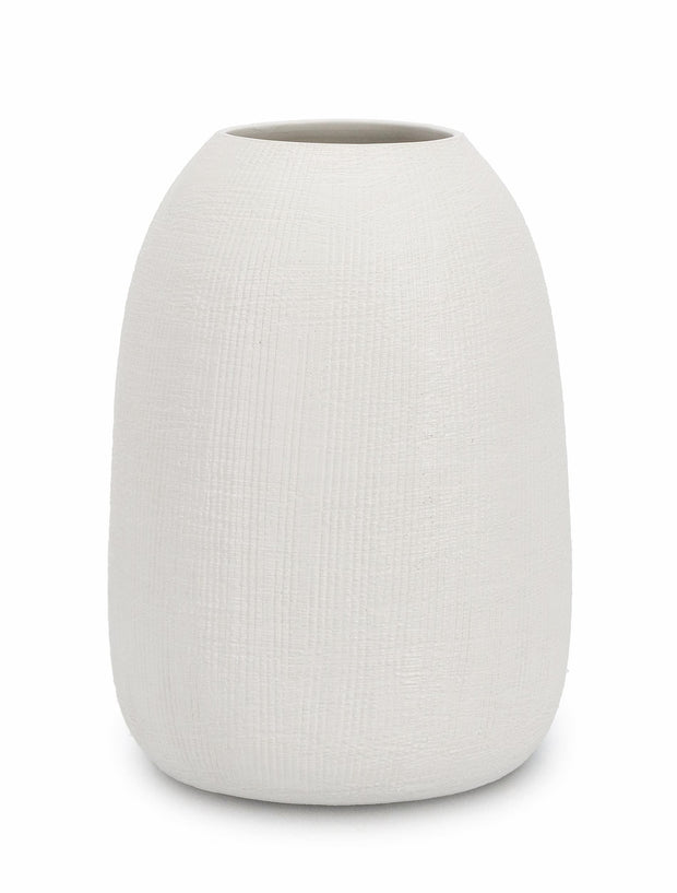 Bizzotto Vaso decorativo Papyrus L Bianco