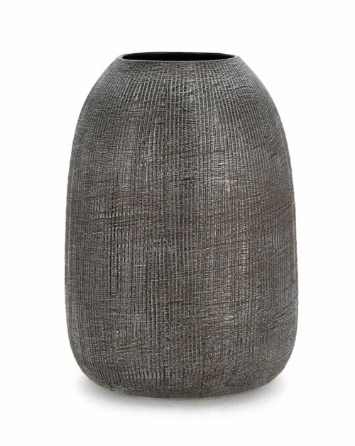 Bizzotto Vaso decorativo Papyrus L Grigio
