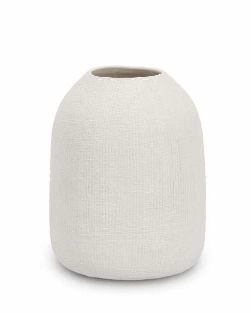 Bizzotto Vaso decorativo Papyrus S Bianco