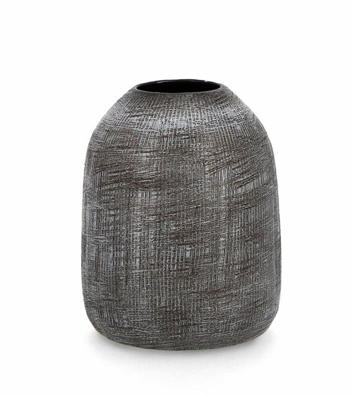 Bizzotto Vaso decorativo Papyrus S Grigio
