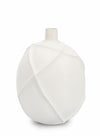 Bizzotto Vaso decorativo Ridged S Bianco