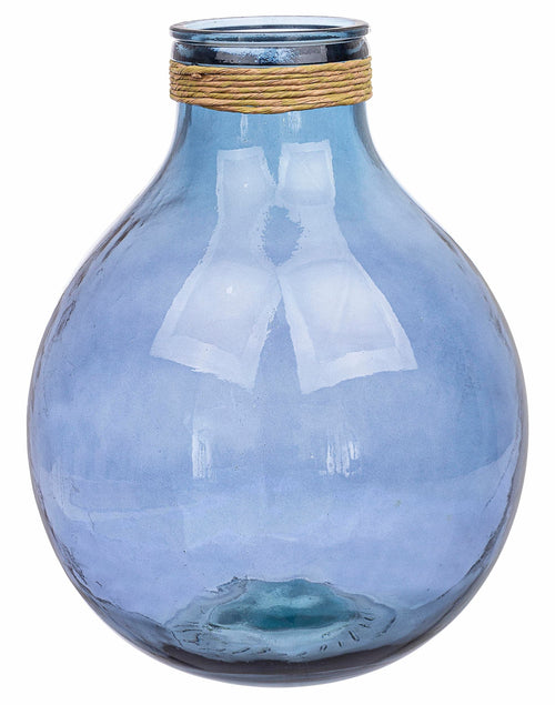 Bizzotto Vaso decorativo Rotang C2 Blu
