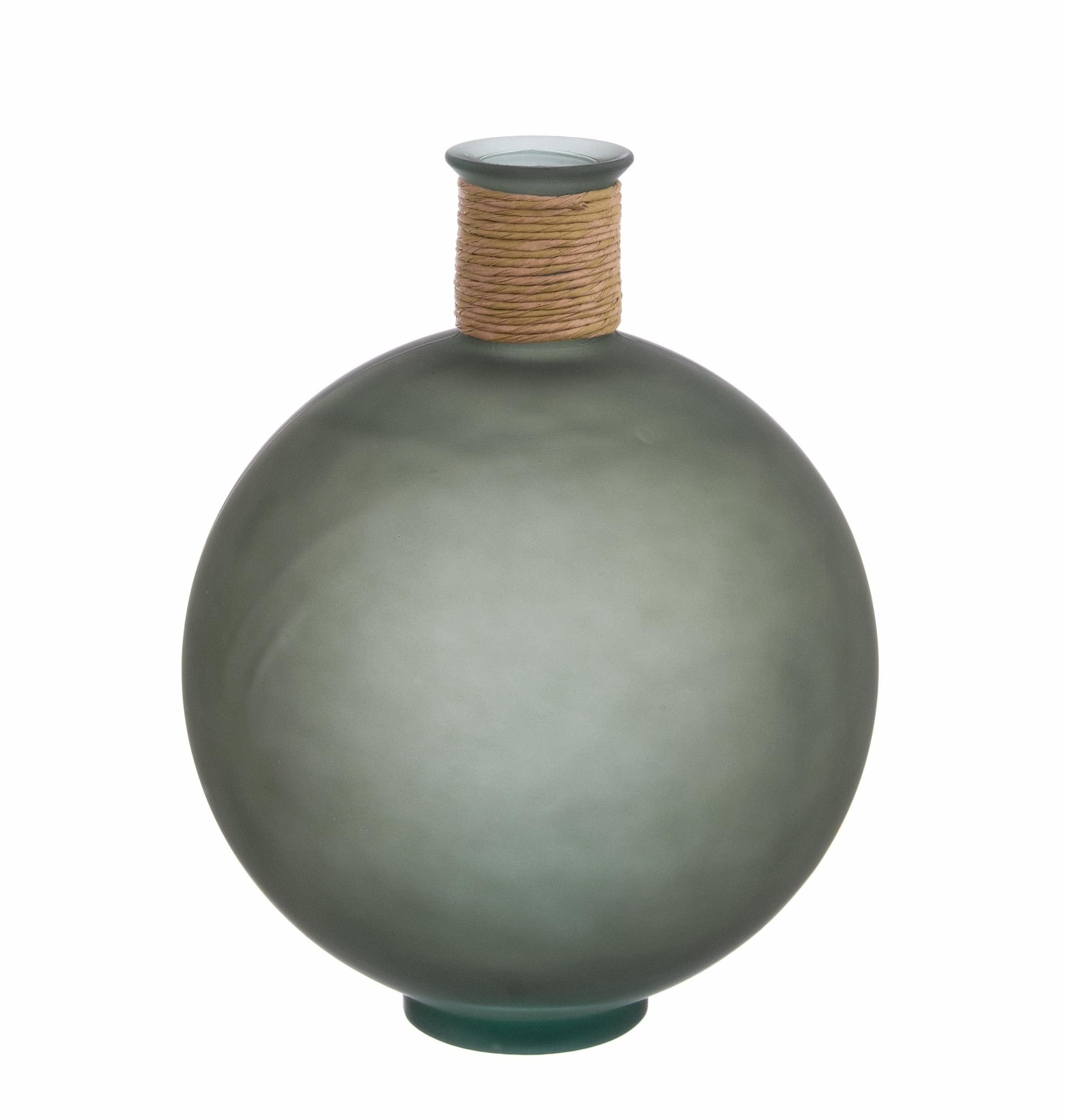 Bizzotto Vaso decorativo Rotang L Verde