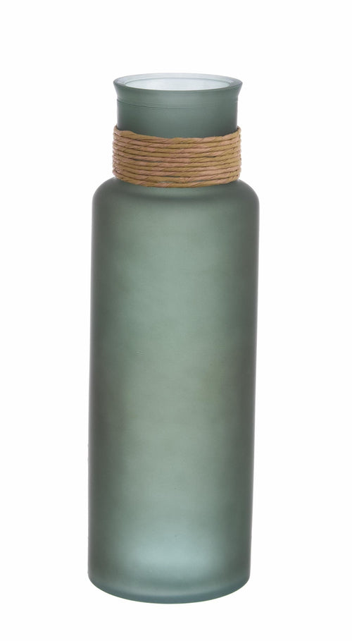 Bizzotto Vaso decorativo Rotang Round L Verde