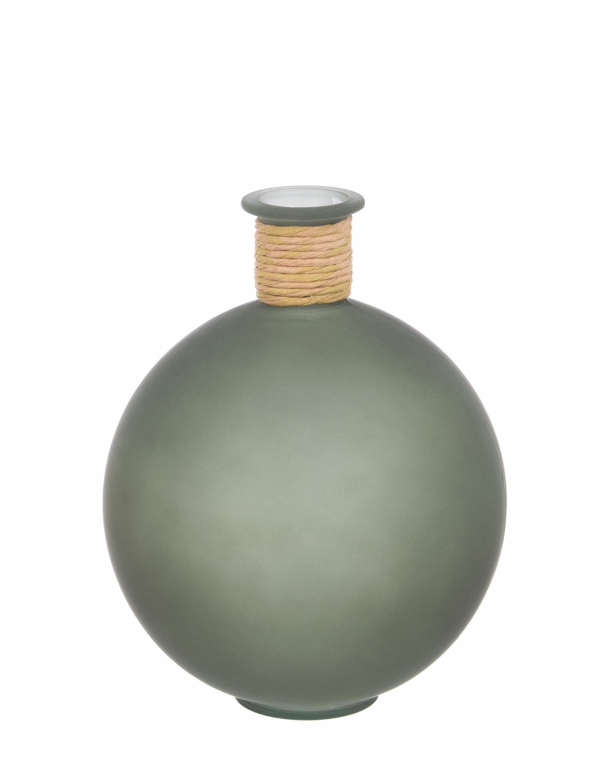 Bizzotto Vaso decorativo Rotang S Verde